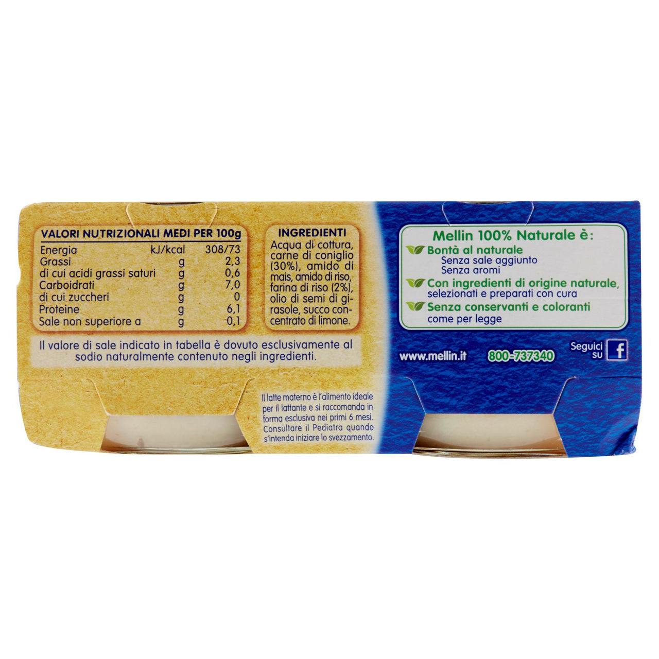 Omogeneizzato di coniglio 2 pz x 80 gr - Immagine 51