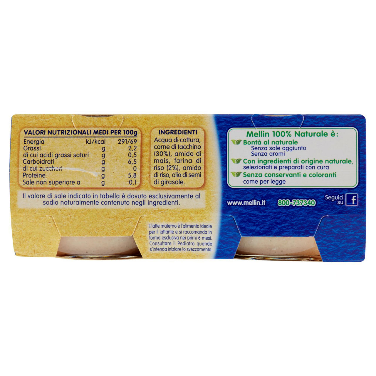 Omogeneizzato di tacchino 2 pz x 80 gr - Immagine 21