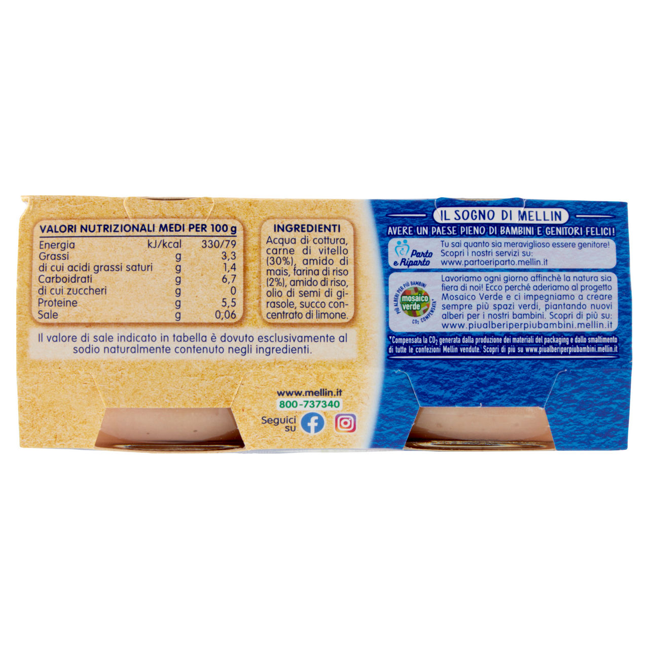 Omogeneizzato di vitello 2 pz x 80 gr - Immagine 21