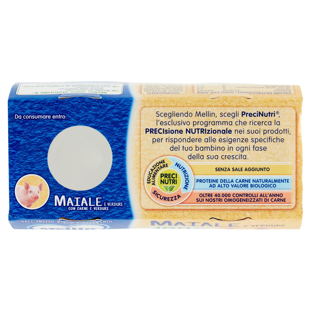 Omogeneizzato di maiale e verdure 2 pz x 80 gr - Immagine 51