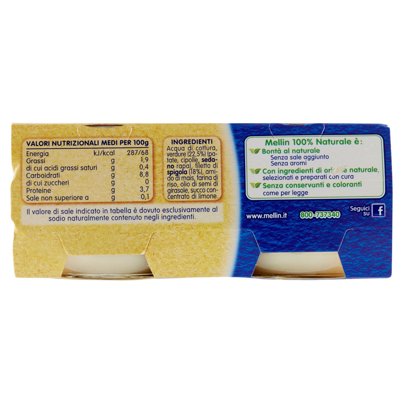 Omogeneizzato di spigola e verdure 2 pz x 80 gr - Immagine 11