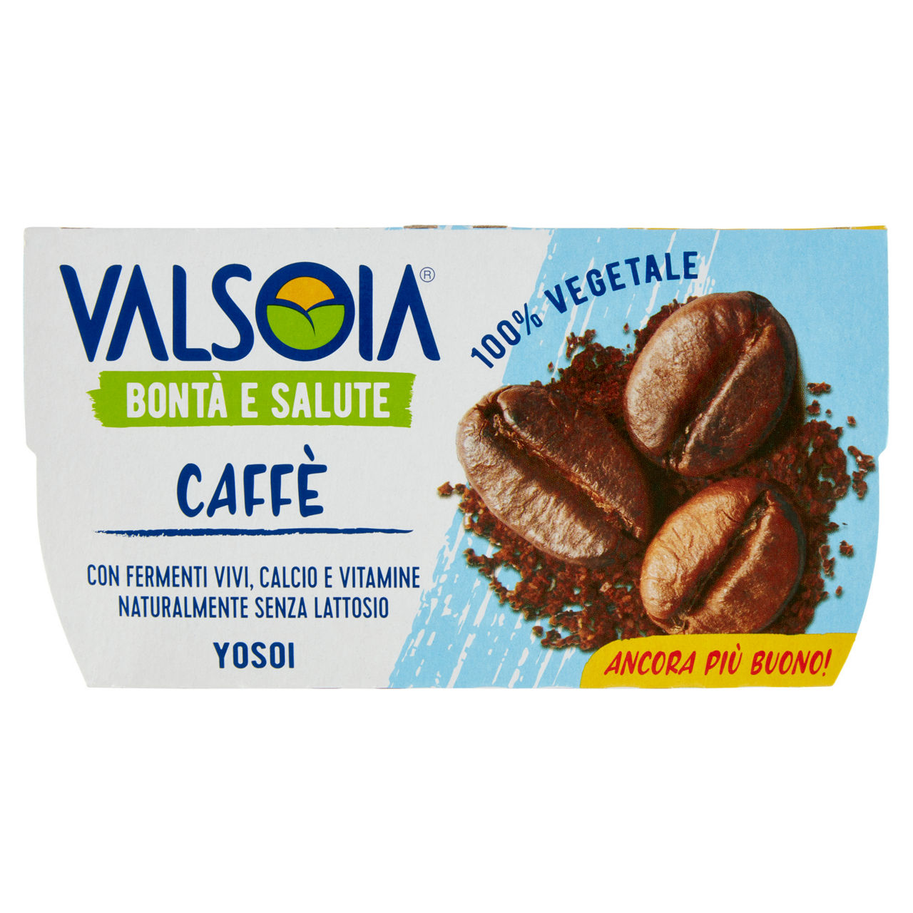 Yogurt di soia al caffè 2 pz da 125 gr - Immagine 01