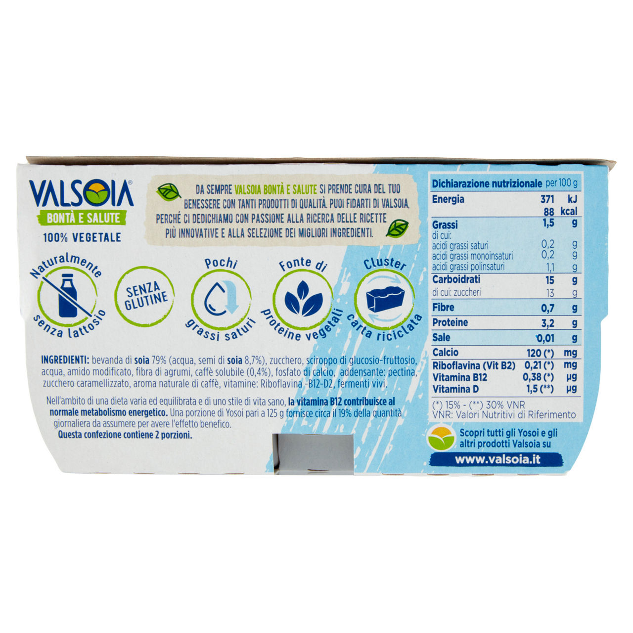 Yogurt di soia al caffè 2 pz da 125 gr - Immagine 41