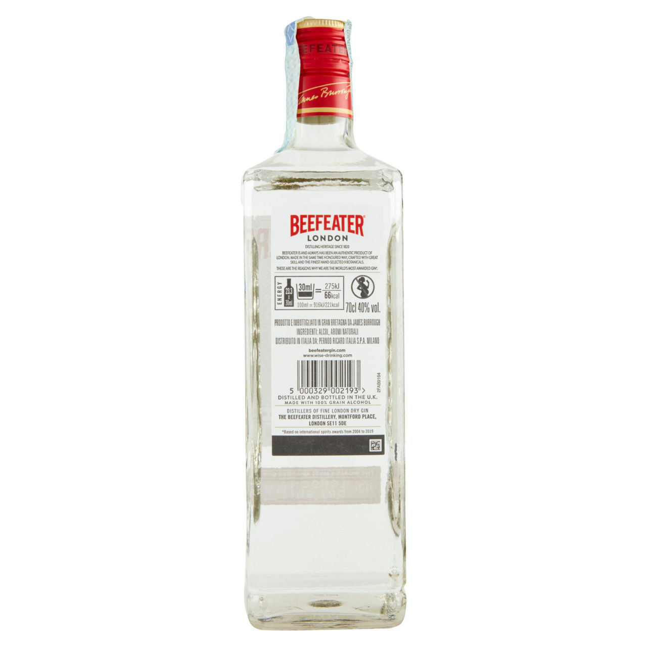 Gin red beefeater 40 gradi bottiglia ml 700 - Immagine 31