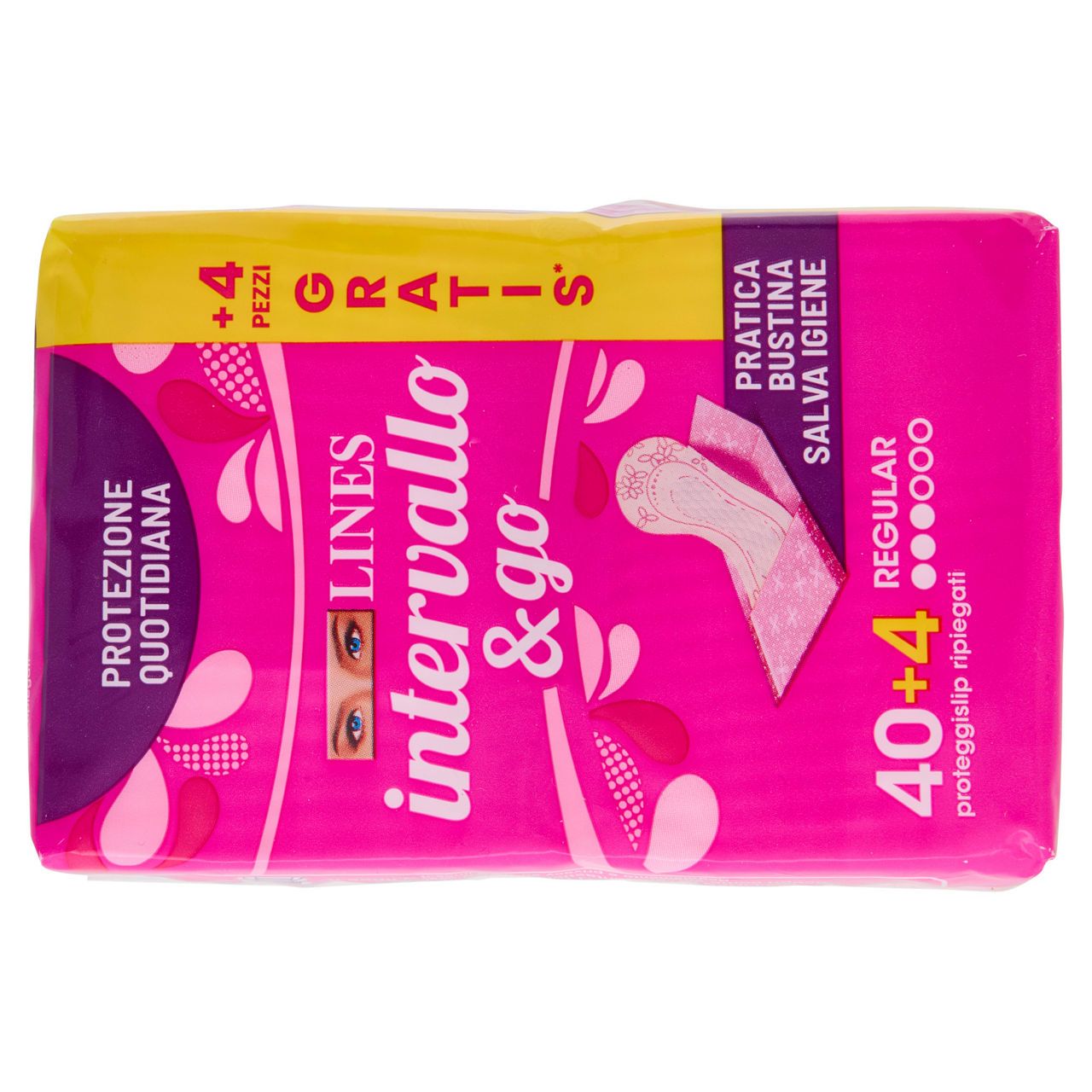 Salvaslip regular ripiegato 40 pz + 4 pezzi omaggio - Immagine 31