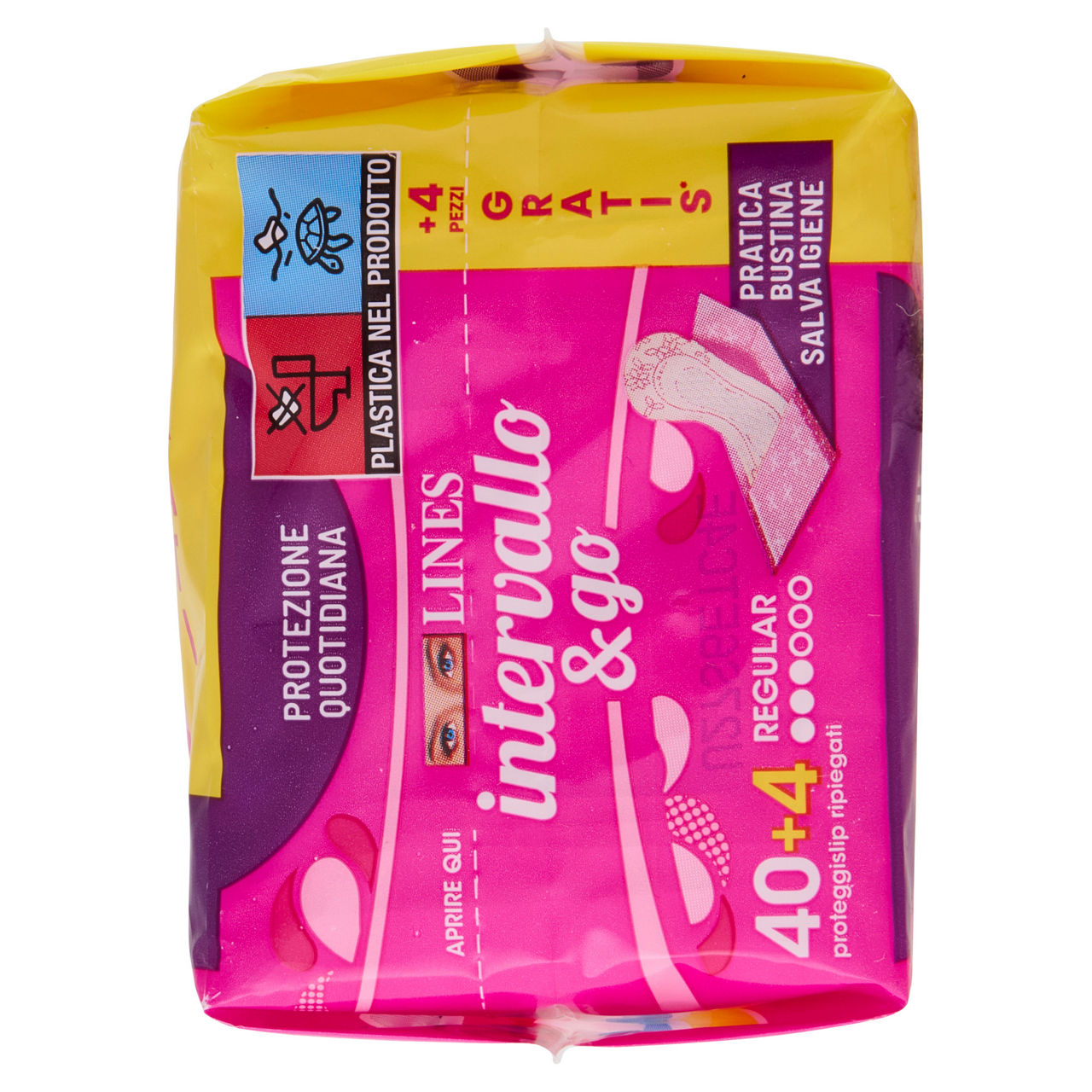 Salvaslip regular ripiegato 40 pz + 4 pezzi omaggio - Immagine 41