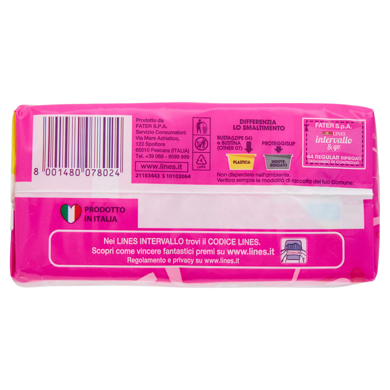 Salvaslip regular ripiegato 40 pz + 4 pezzi omaggio - Immagine 51
