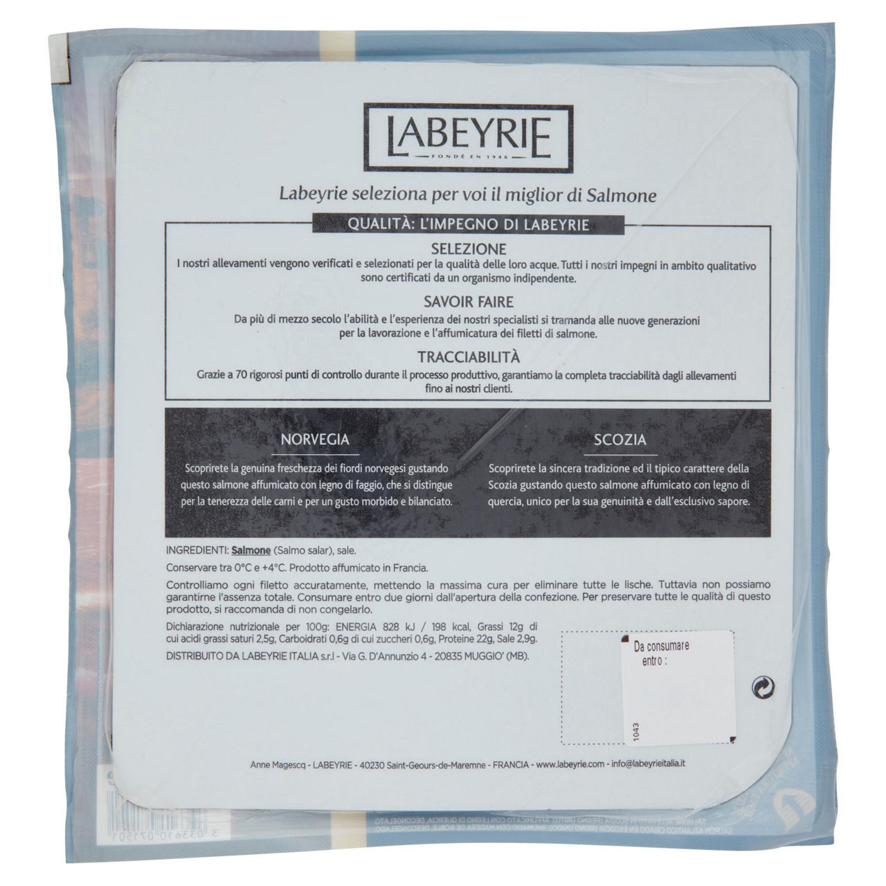 Salmone scozzese affumicato 90 gr - Immagine 31