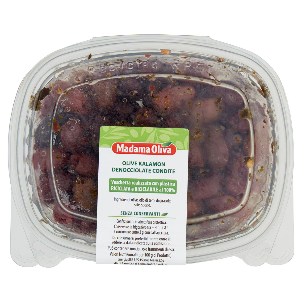 Olive Kalamon denocciolate condite 200 gr