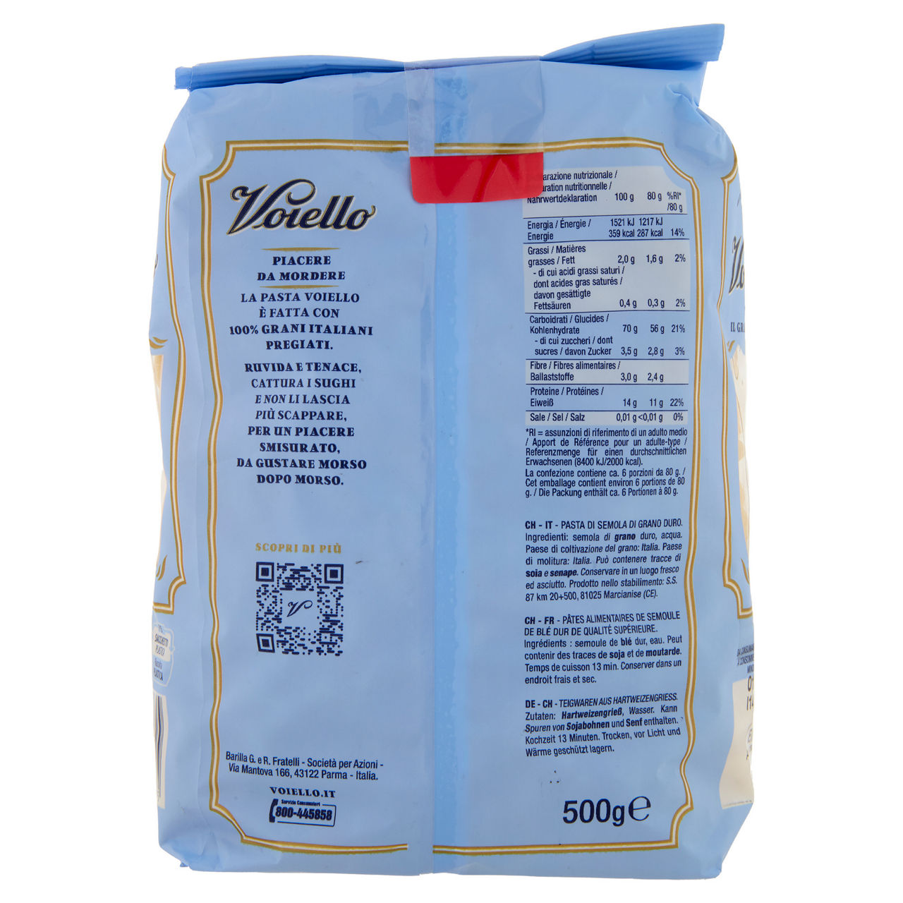 Gran fusilli n. 180 pasta di semola di grando duro 500 gr - Immagine 11