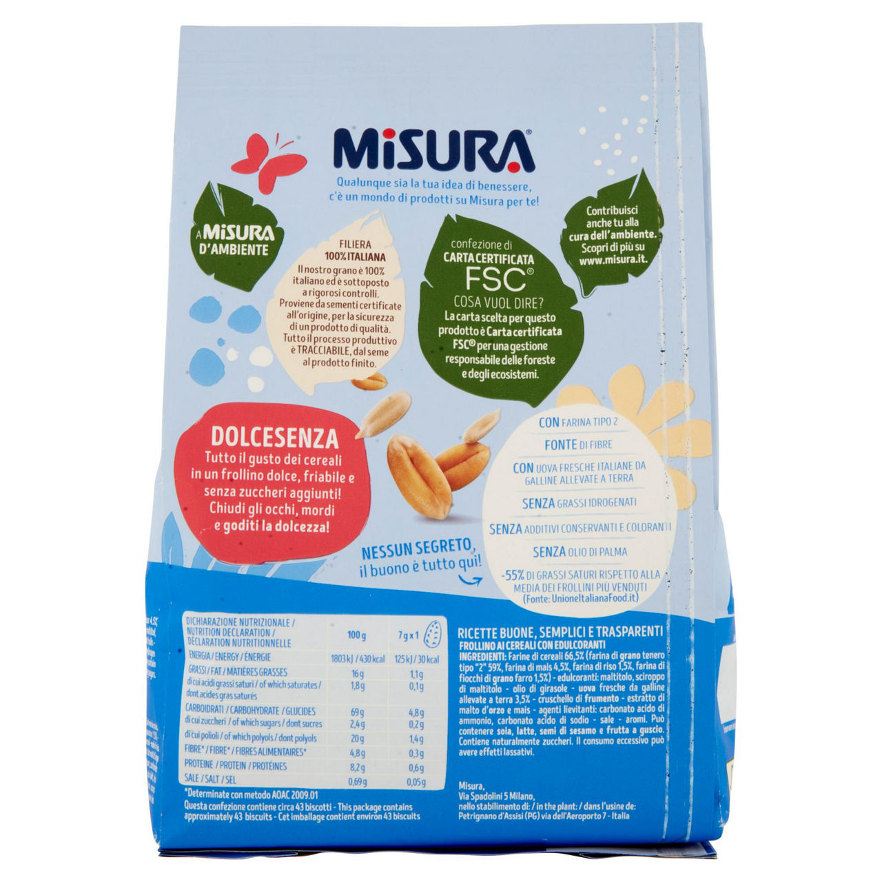 Biscotti frollini ai cereali 300 gr - Immagine 11