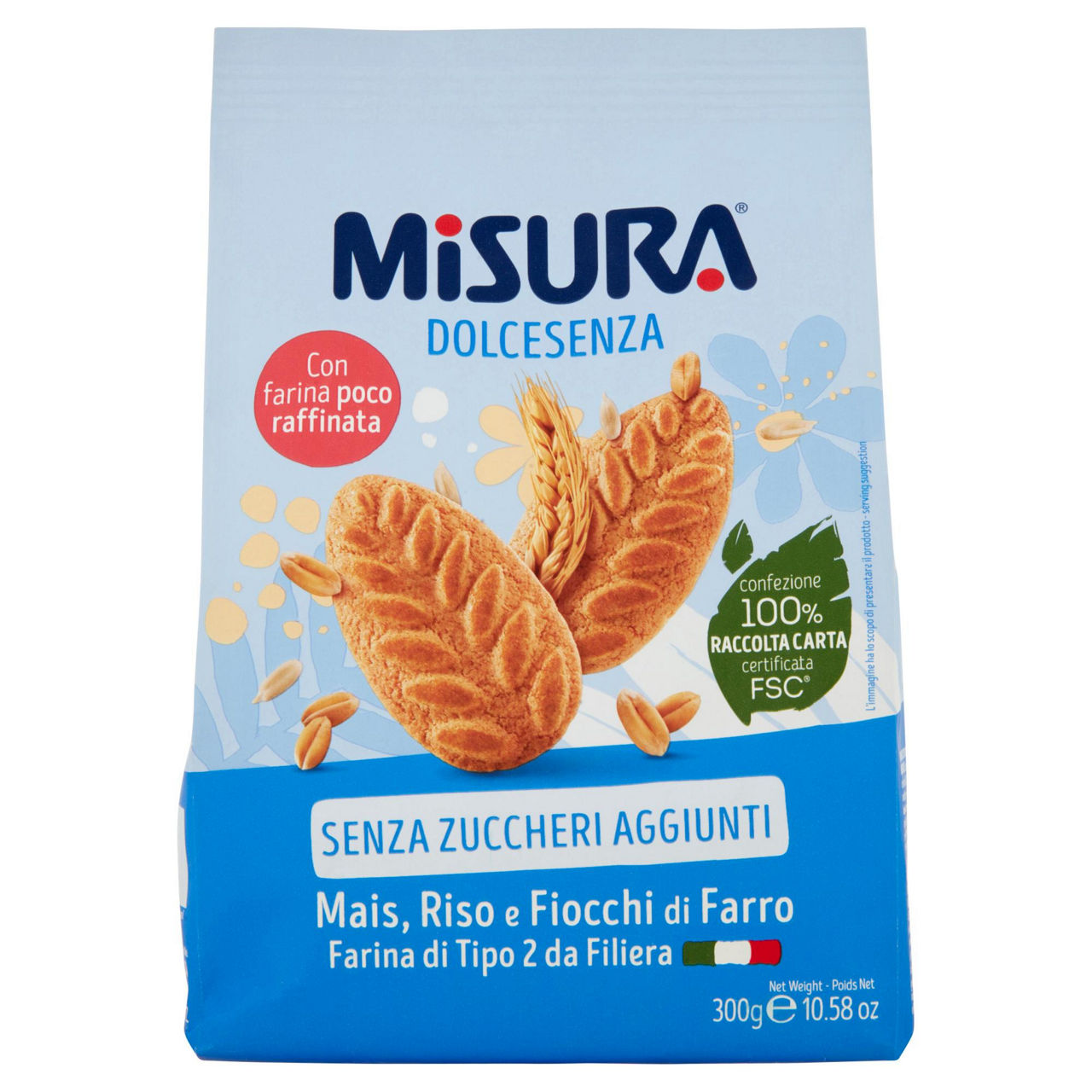 Biscotti frollini ai cereali 300 gr - Immagine 01