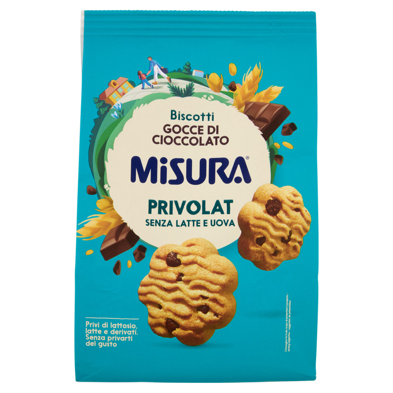 Biscotti con gocce di cioccolato 290 gr - Immagine 01