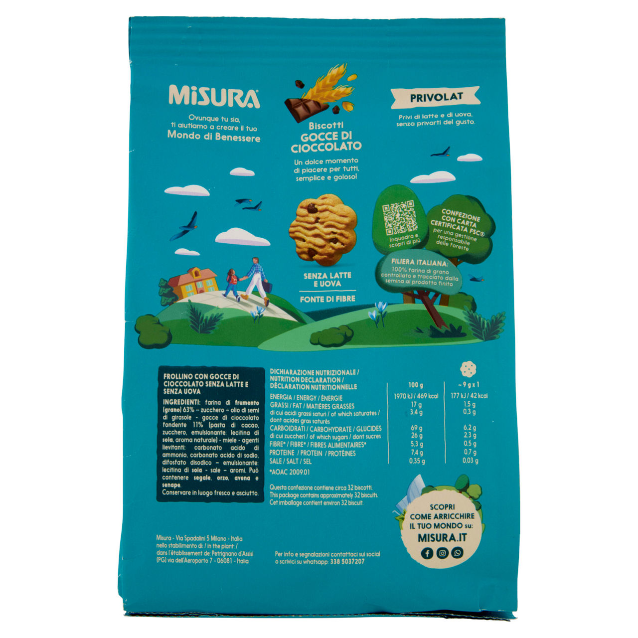 Biscotti con gocce di cioccolato 290 gr - Immagine 11