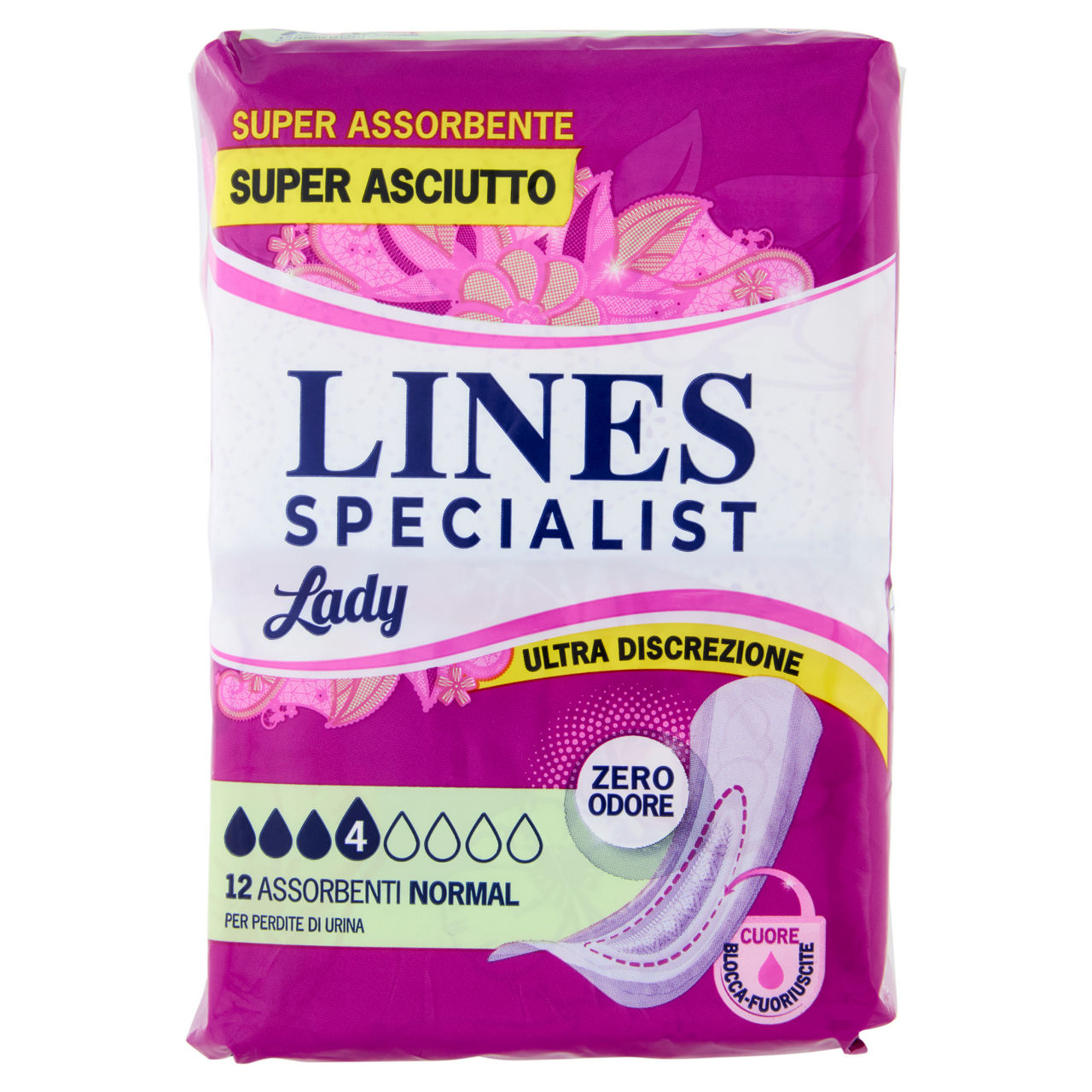 Assorbenti per incontinenz normal 12 pz - Immagine 01
