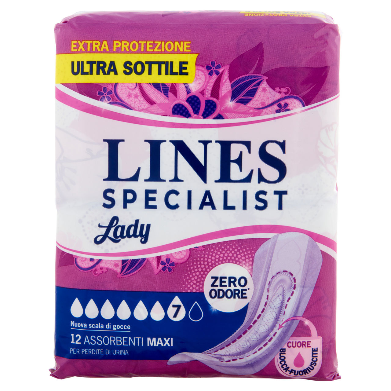 Assorbenti per incontinenza maxi 12 pz