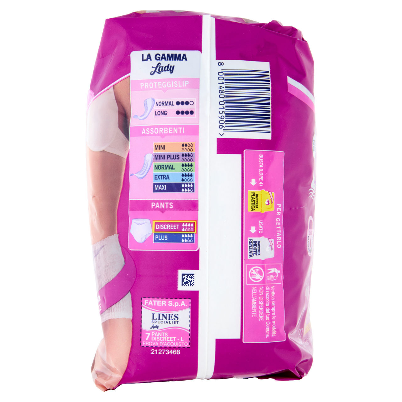 Assorbenti per incontinenza discreet tg l 7 pz - Immagine 41