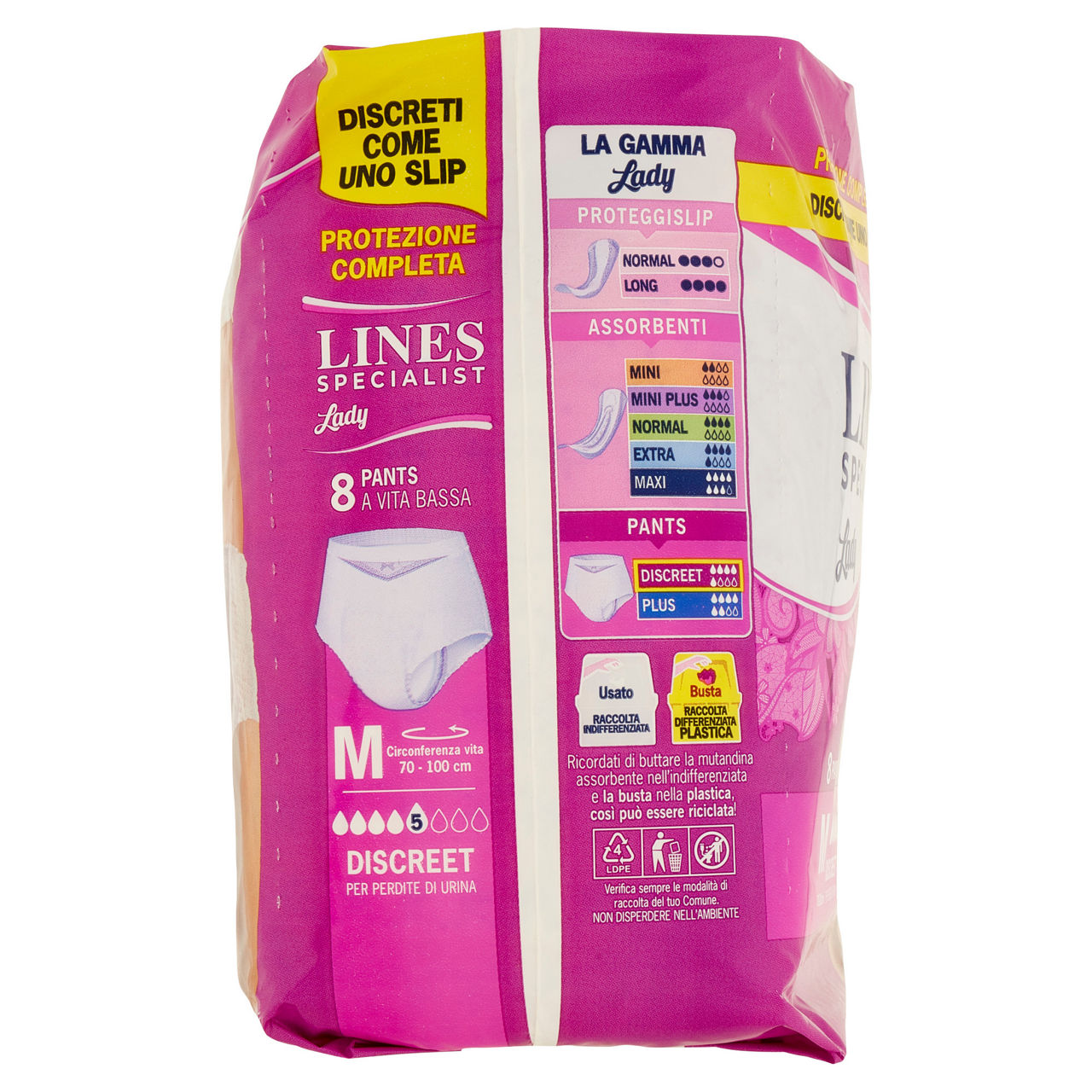 Assorbenti per incontinenza discreet tg m 8 pz - Immagine 31