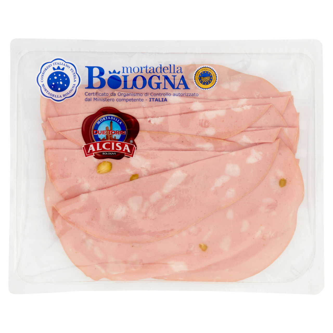 Mortadella Bologna IGP con pistacchio 130 gr - Immagine 01