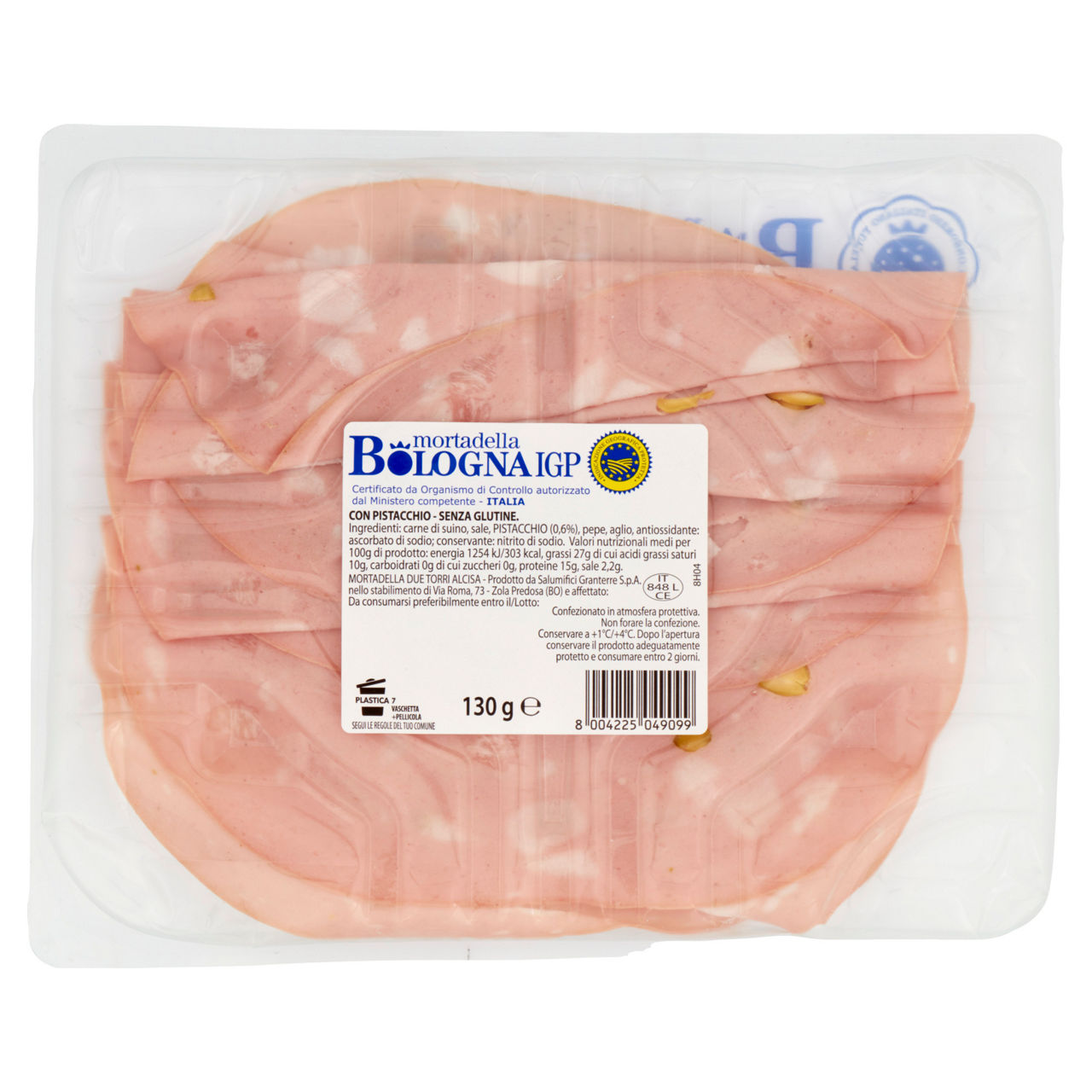 Mortadella Bologna IGP con pistacchio 130 gr - Immagine 41