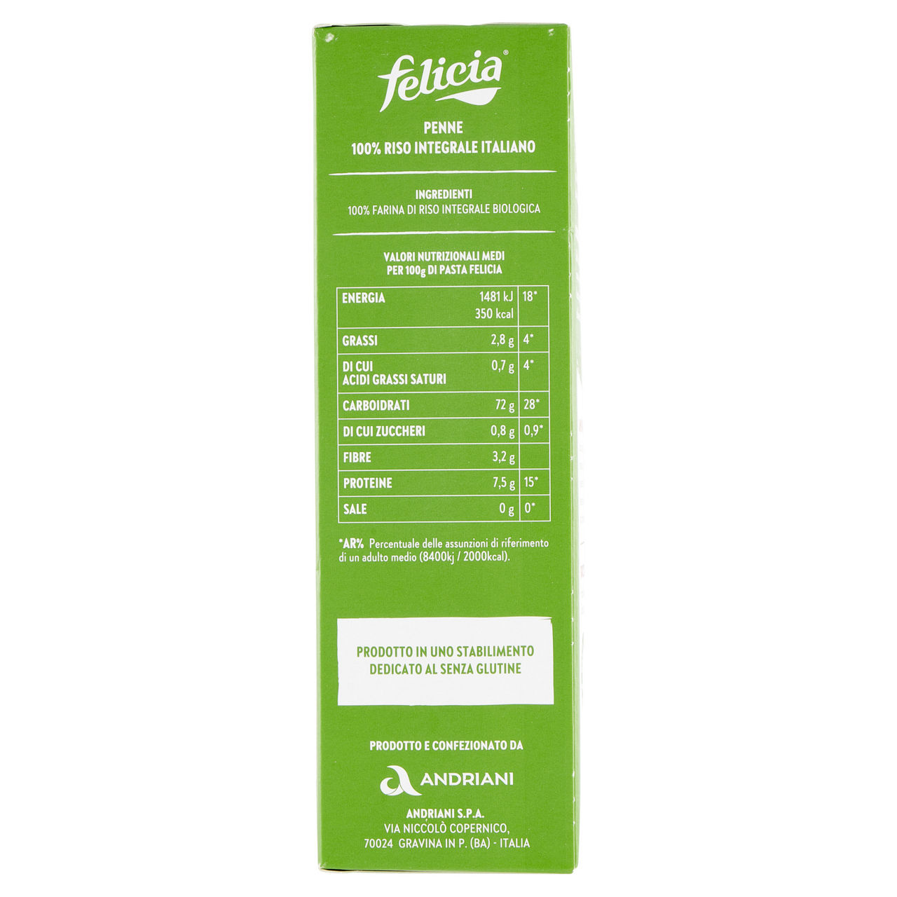 Penne rigate pasta di riso integrale senza glutine bio 340 gr - Immagine 41