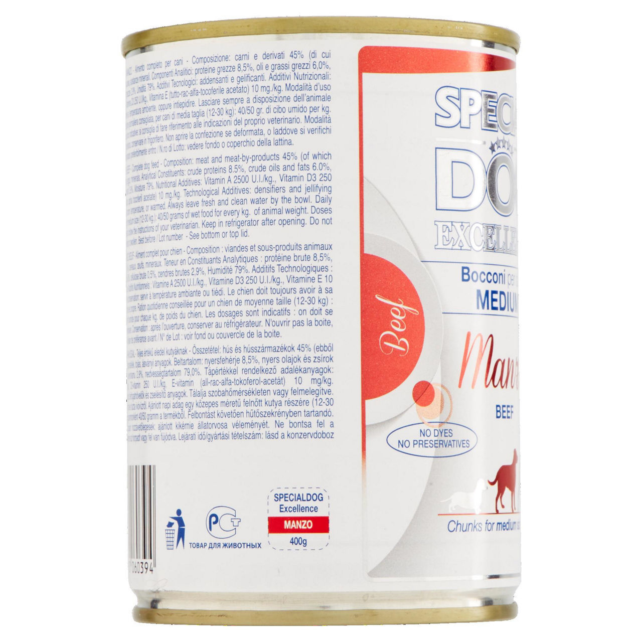 Umido per cani medium adult bocconcini con manzo 400 gr - Immagine 31