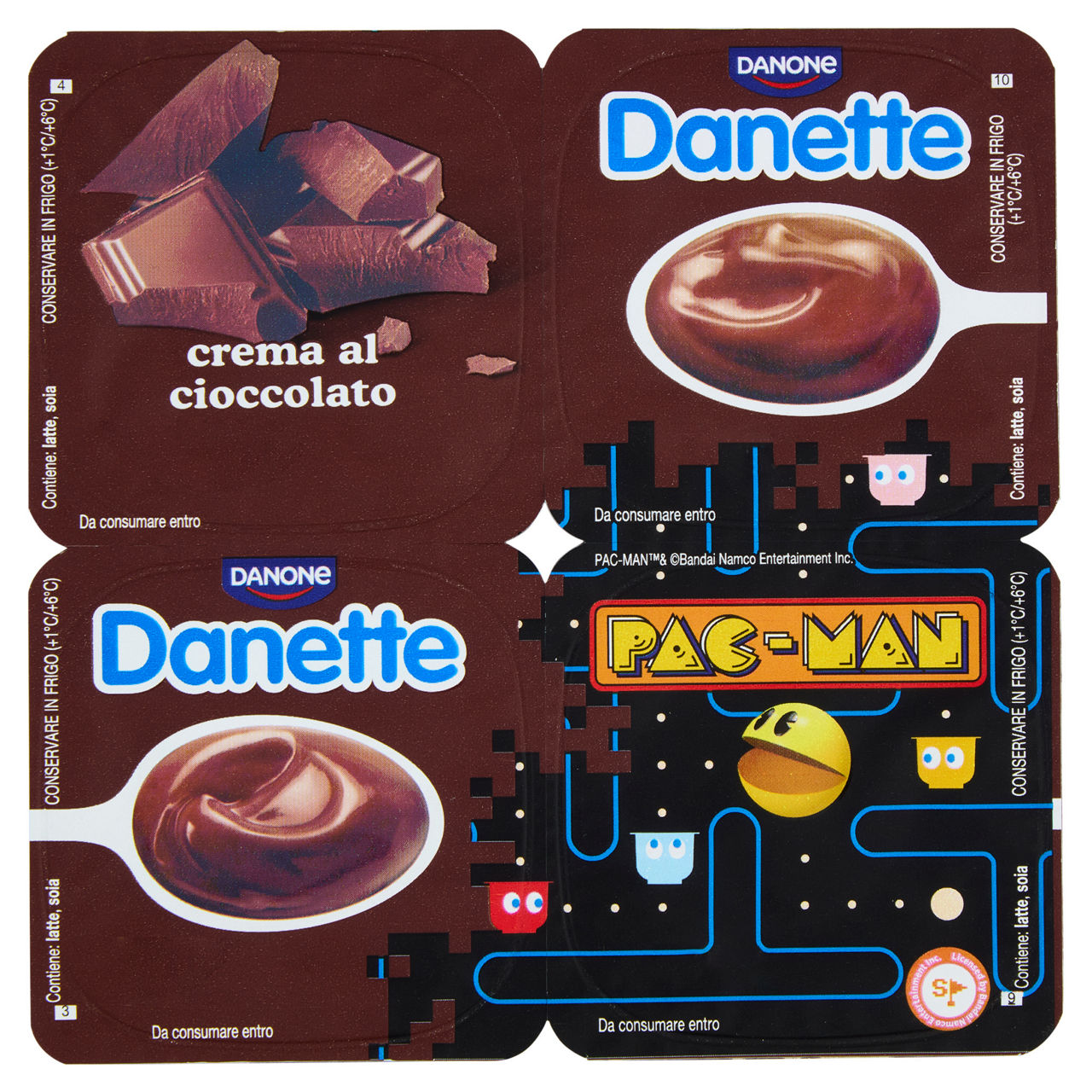 Crema dessert al cioccolato 4 pz da 125 gr - Immagine 01