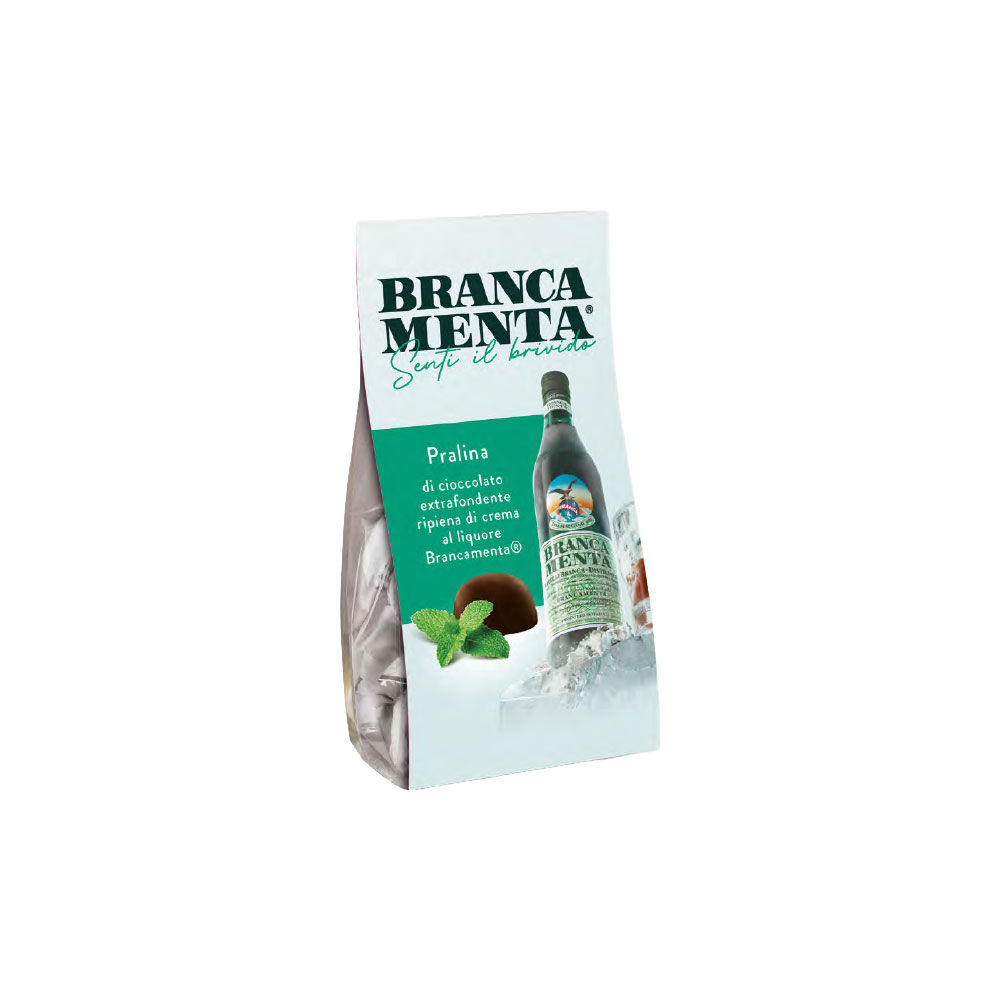 Cioccolatini ripieni di liquore brancamenta 160 gr