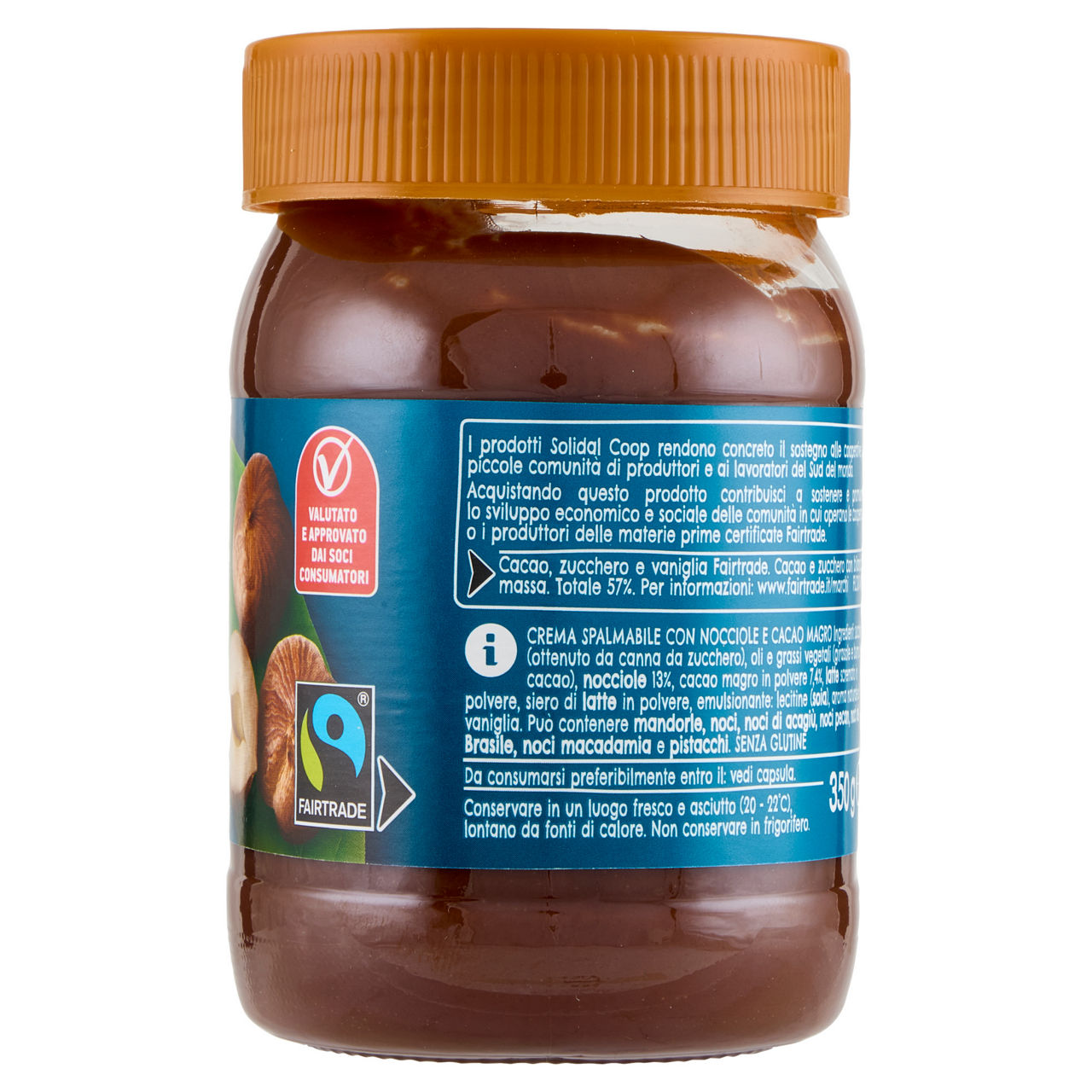 Crema spalmabile alle nocciole e cacao magro 350 gr - Immagine 11