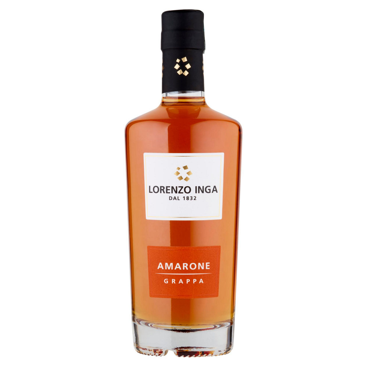 Grappa amarone 40 gradi lorenzo inga bottiglia ml 500 - Immagine 01