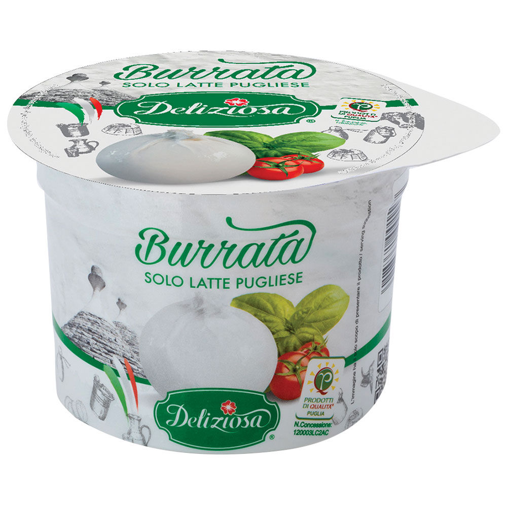 Burrata di latte Pugliese 150 gr - Immagine 01