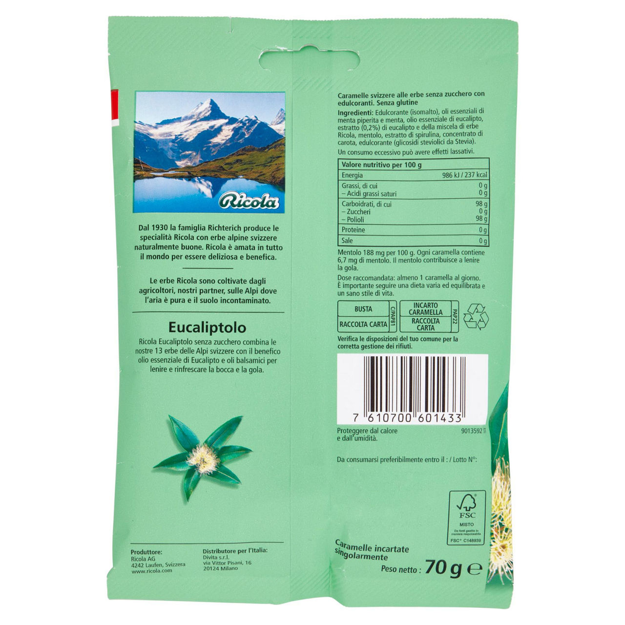 Caramelle dure alle erbe senza zucchero 70 gr - Immagine 21