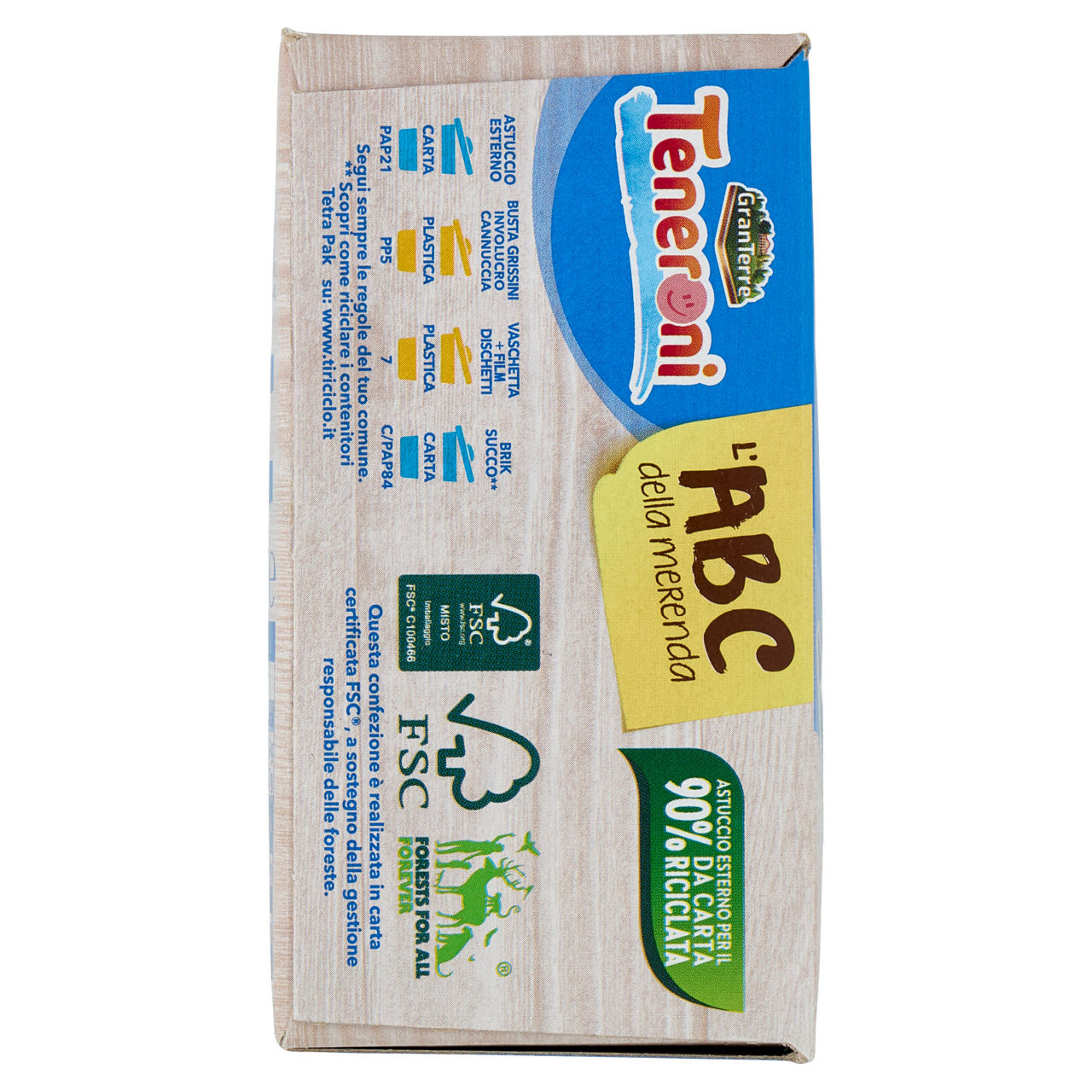 Merenda dischetti di prosciutto cotto crostini e frullato di frutta 170 gr - Immagine 101