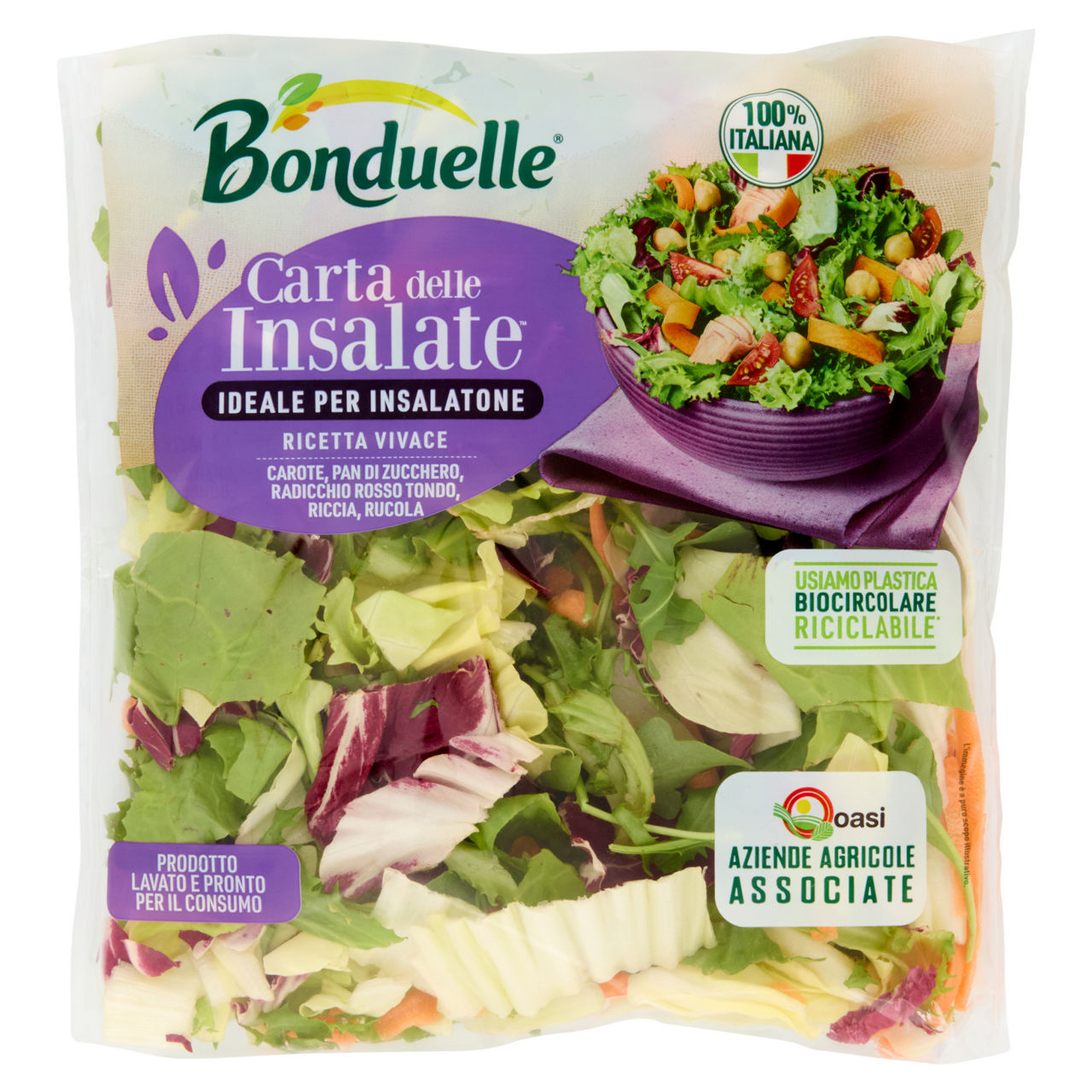Insalata mista ricetta vivace 200 gr - Immagine 01