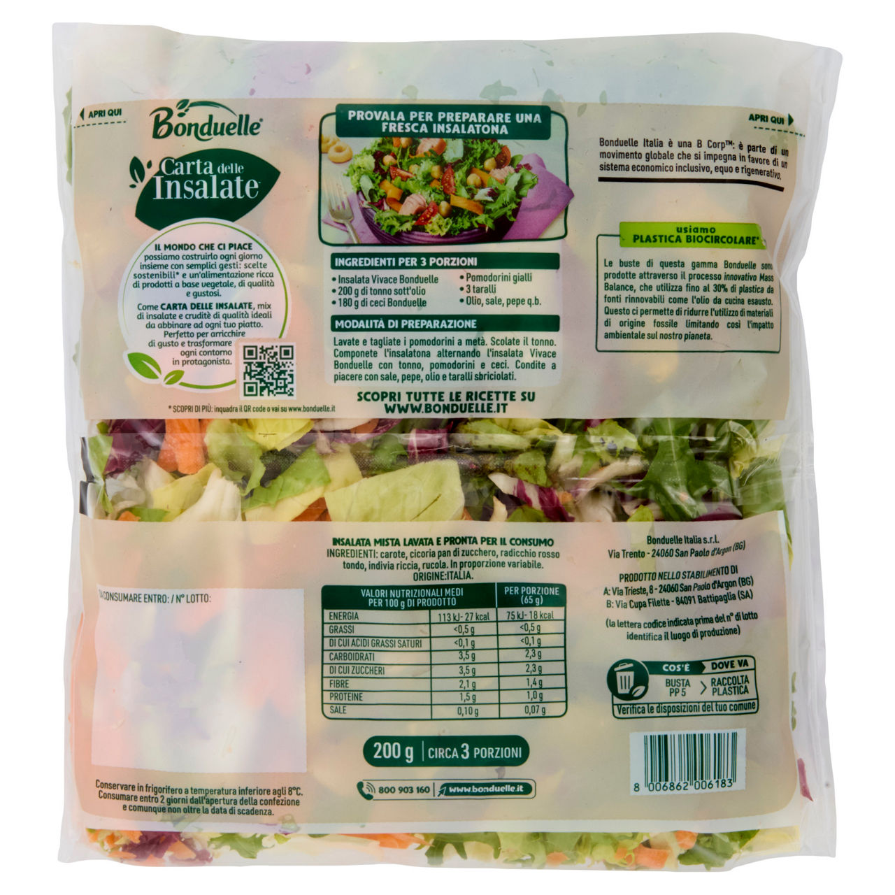 Insalata mista ricetta vivace 200 gr - Immagine 41