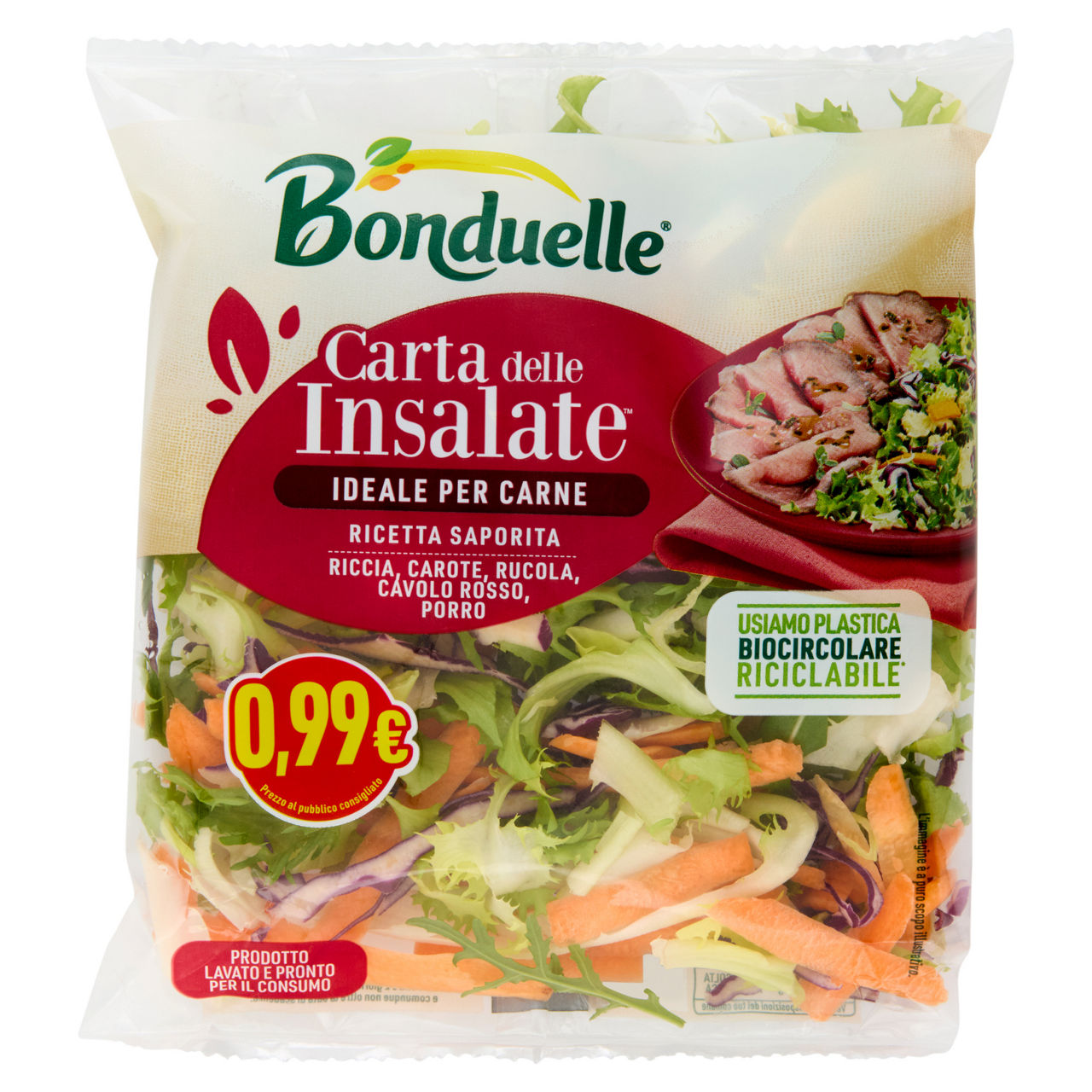 Insalata mista saporita 80 gr