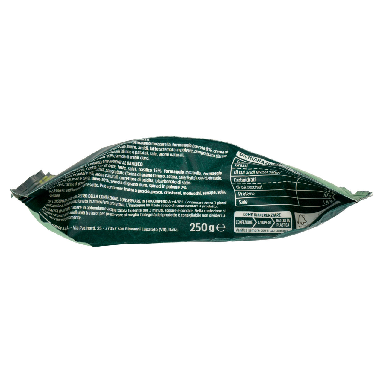 Ravioli burrata e basilico 250 gr - Immagine 11