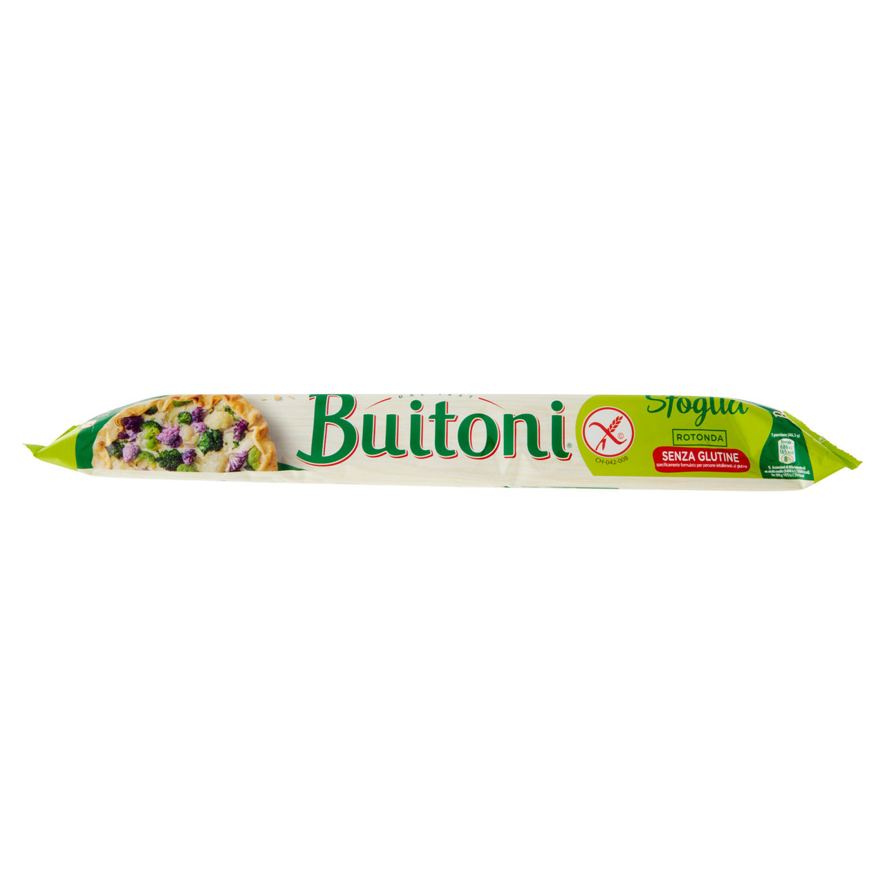 Pasta sfoglia fresca rotonda senza glutine 280 gr