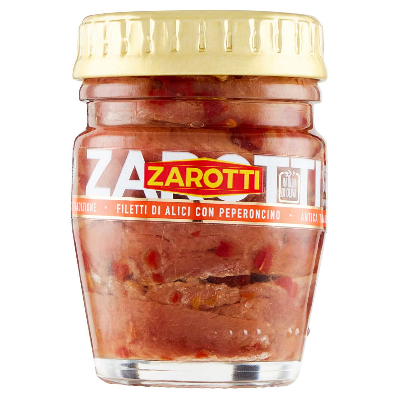 Filetti di alici distesi con peperoncino zarotti g 60 - Immagine 01