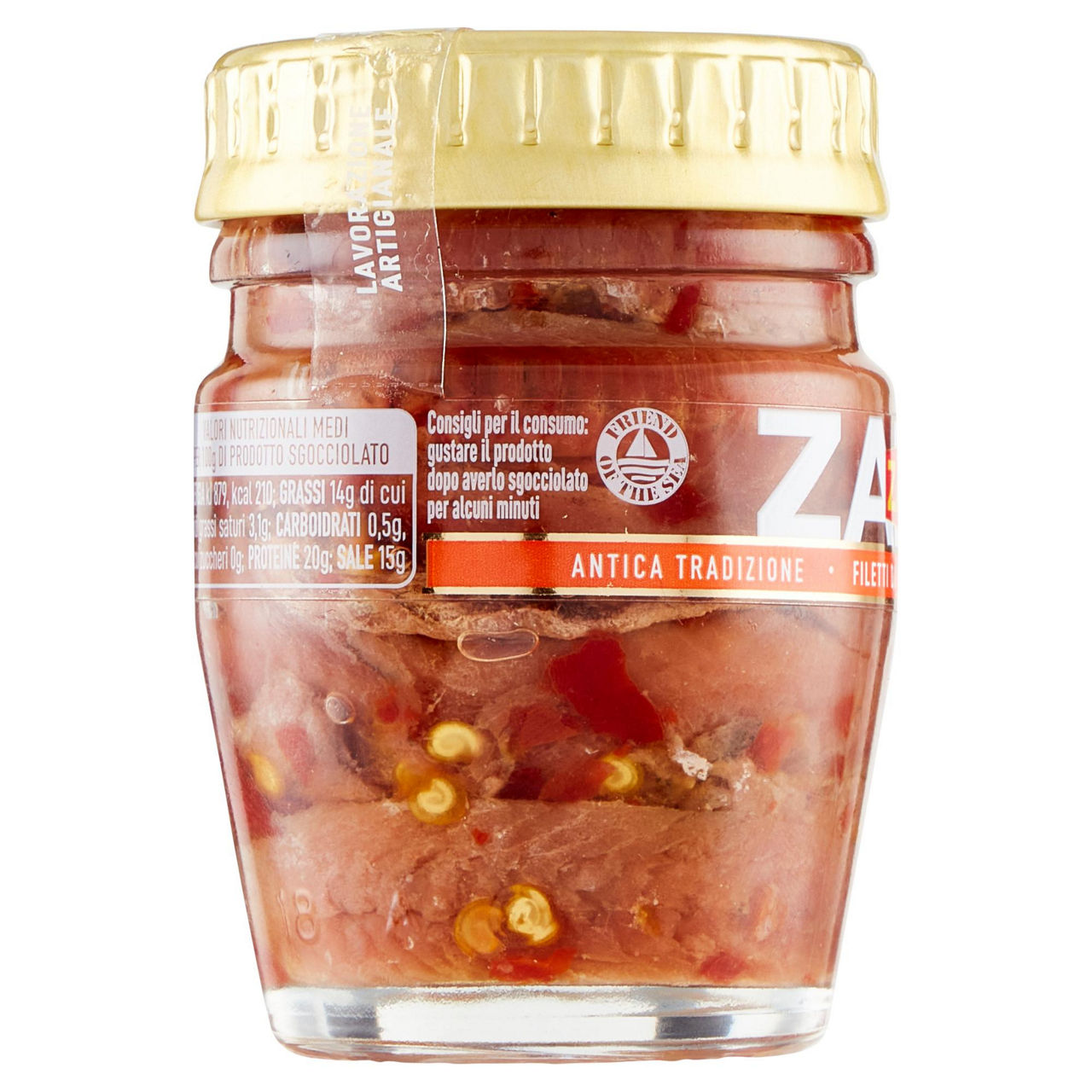 Filetti di alici distesi con peperoncino zarotti g 60 - Immagine 31