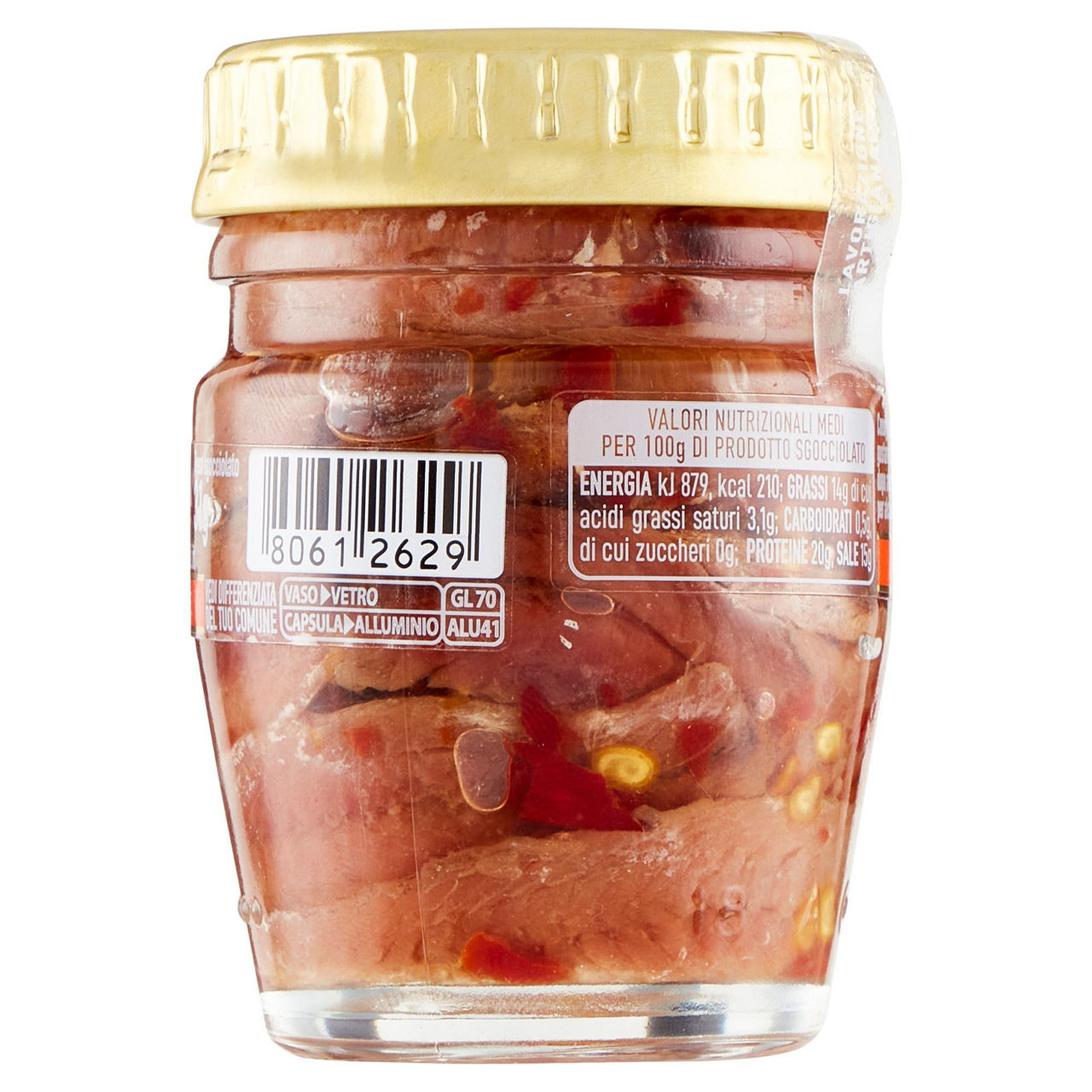 Filetti di alici distesi con peperoncino zarotti g 60 - Immagine 11