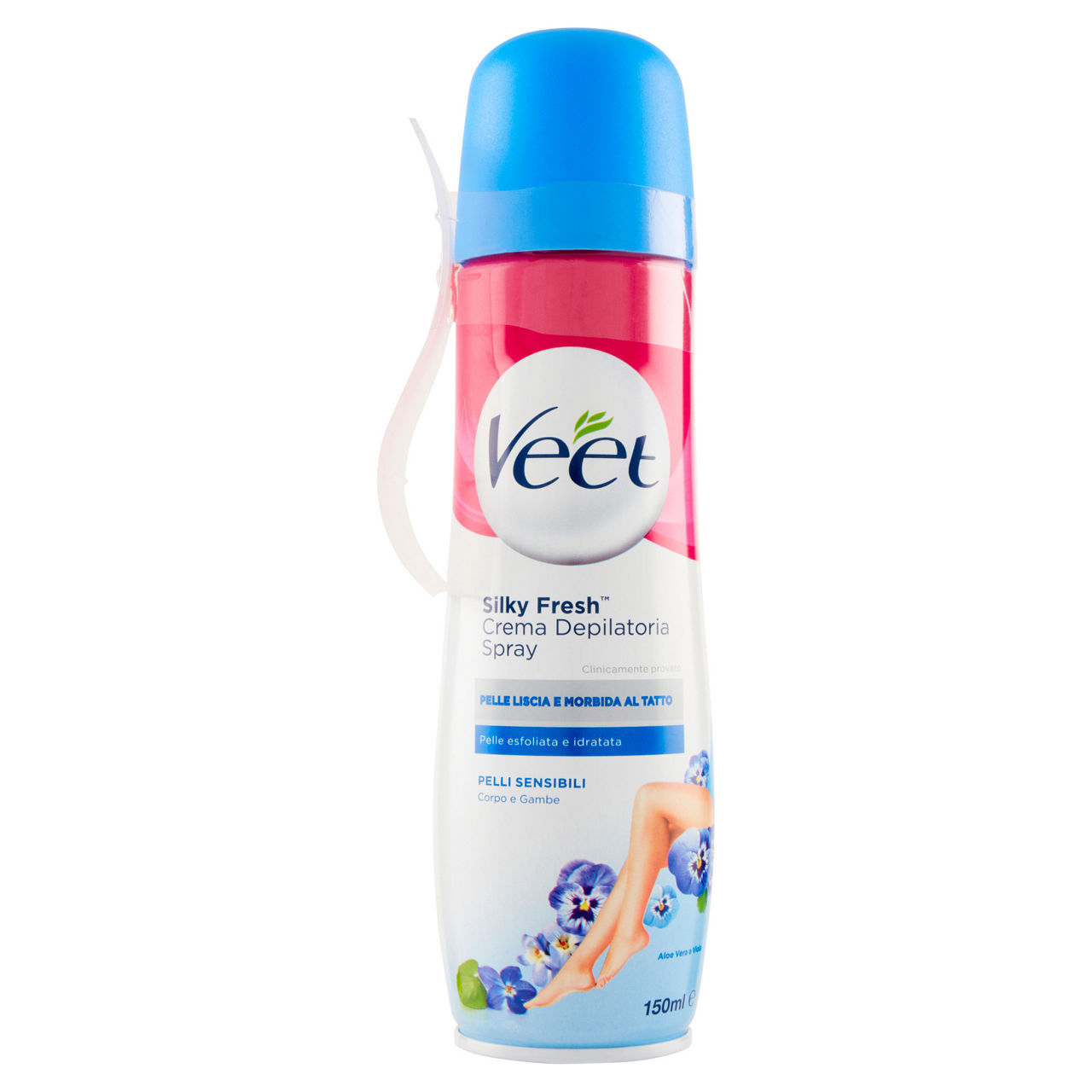 Crema depilatoria spray pelli sensibili 150 ml
