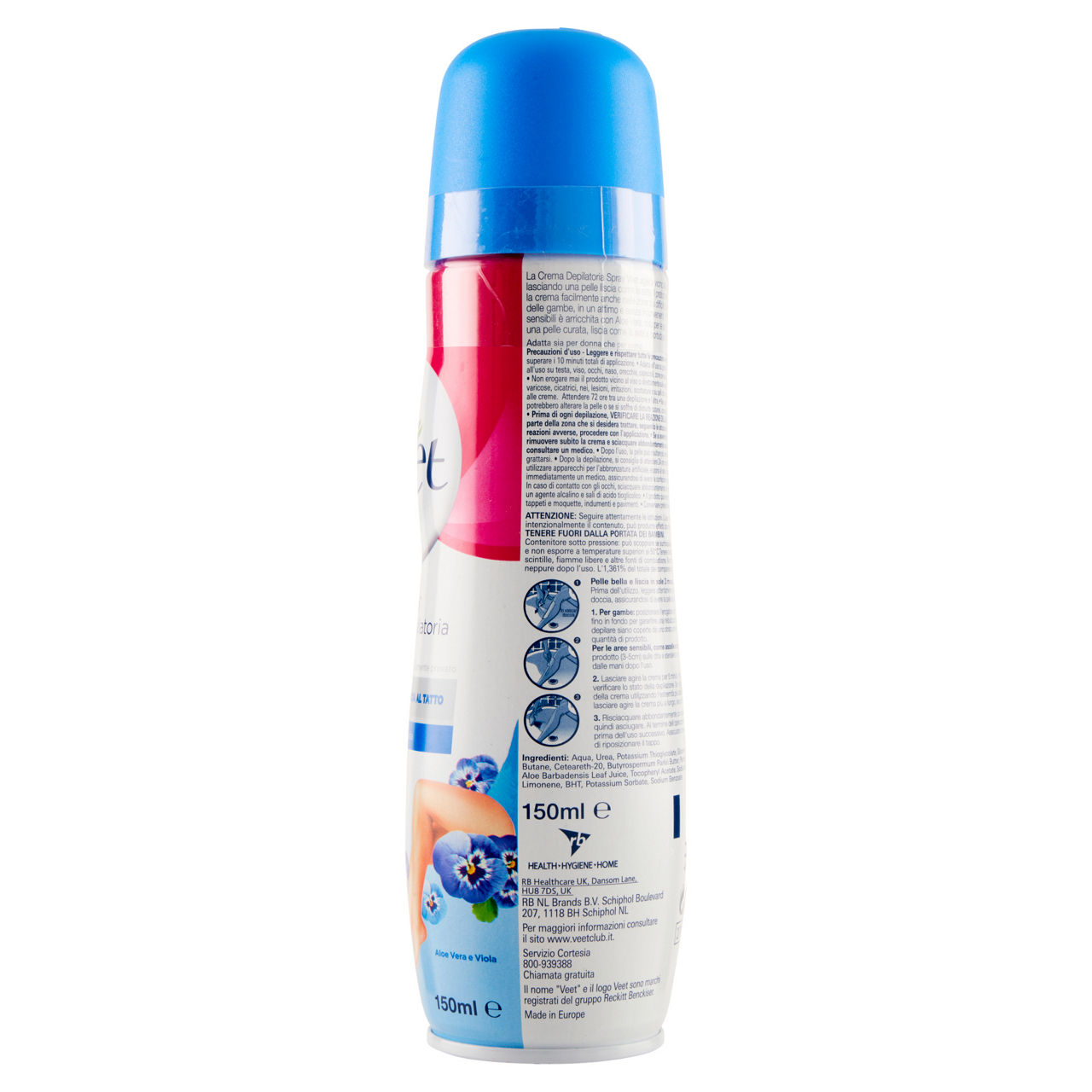 Crema depilatoria spray pelli sensibili 150 ml - Immagine 31