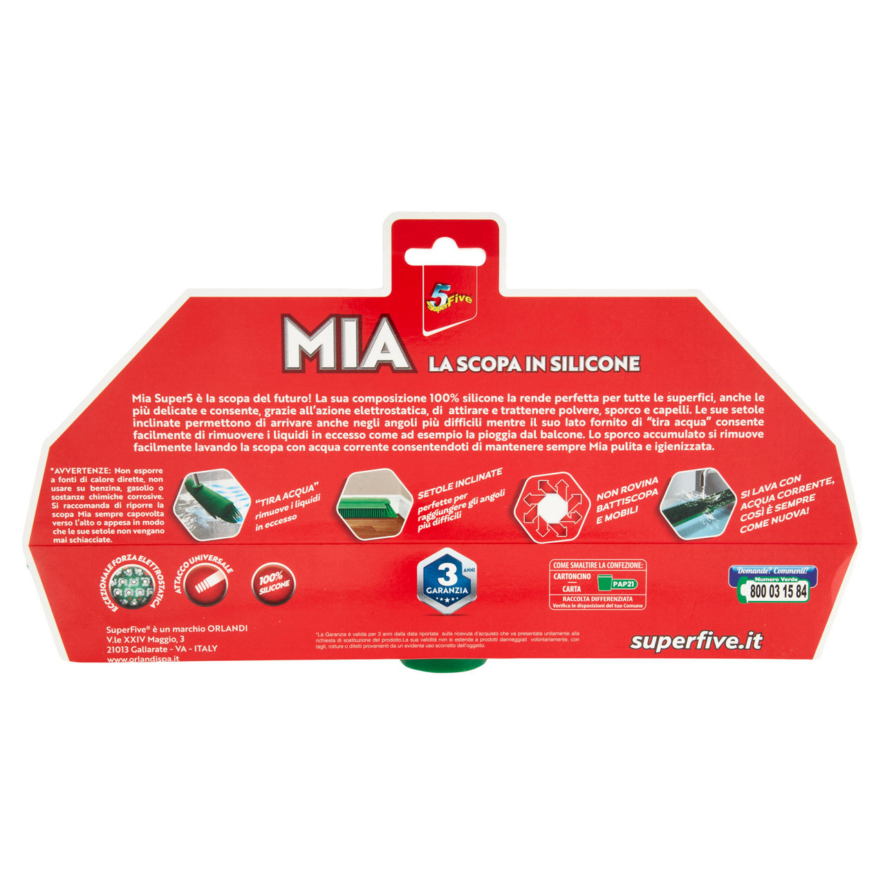 Scopa mia in silicone super five - Immagine 11