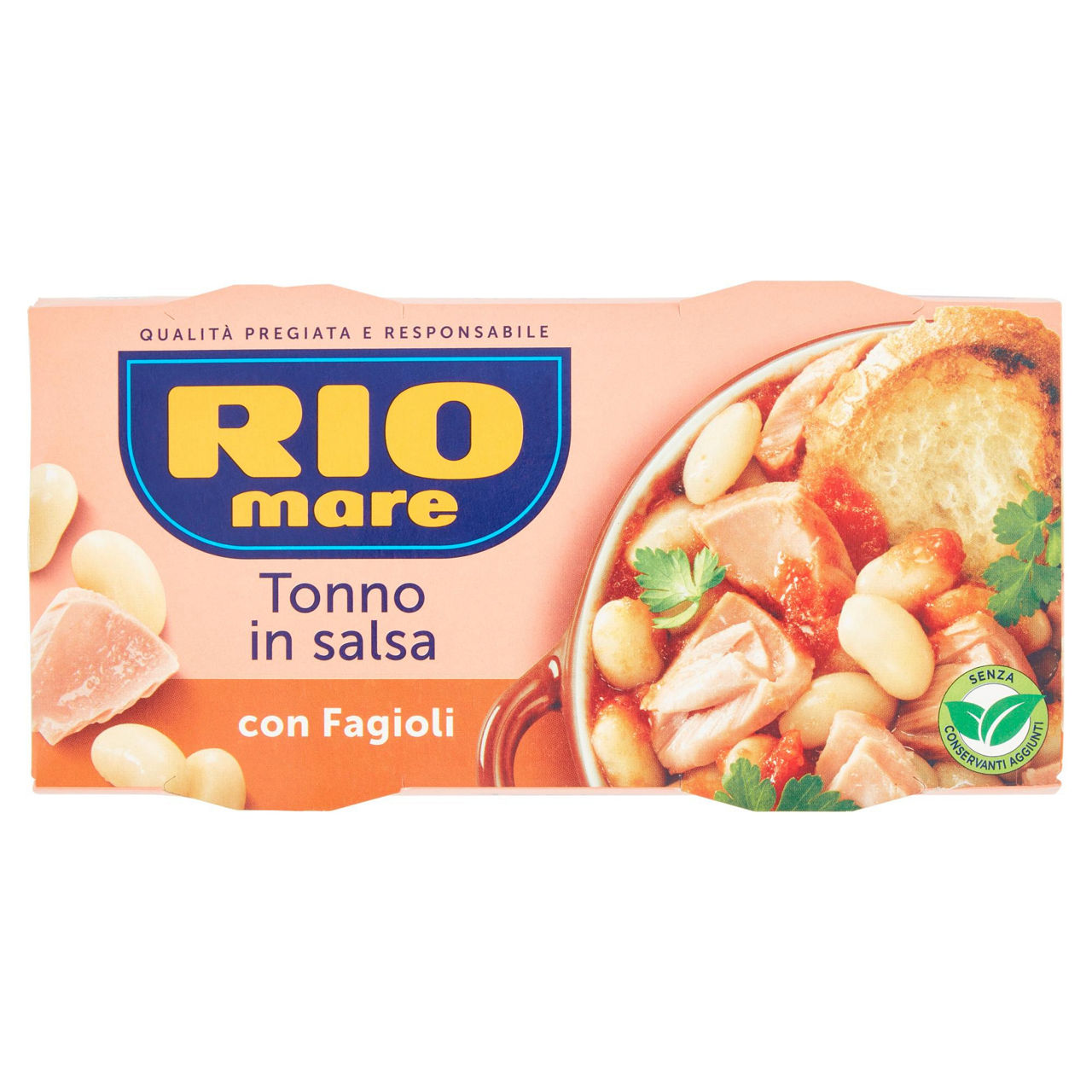 Tonno e fagioli  in salsa rio mare  cluster 2 x gr. 160 - Immagine 01