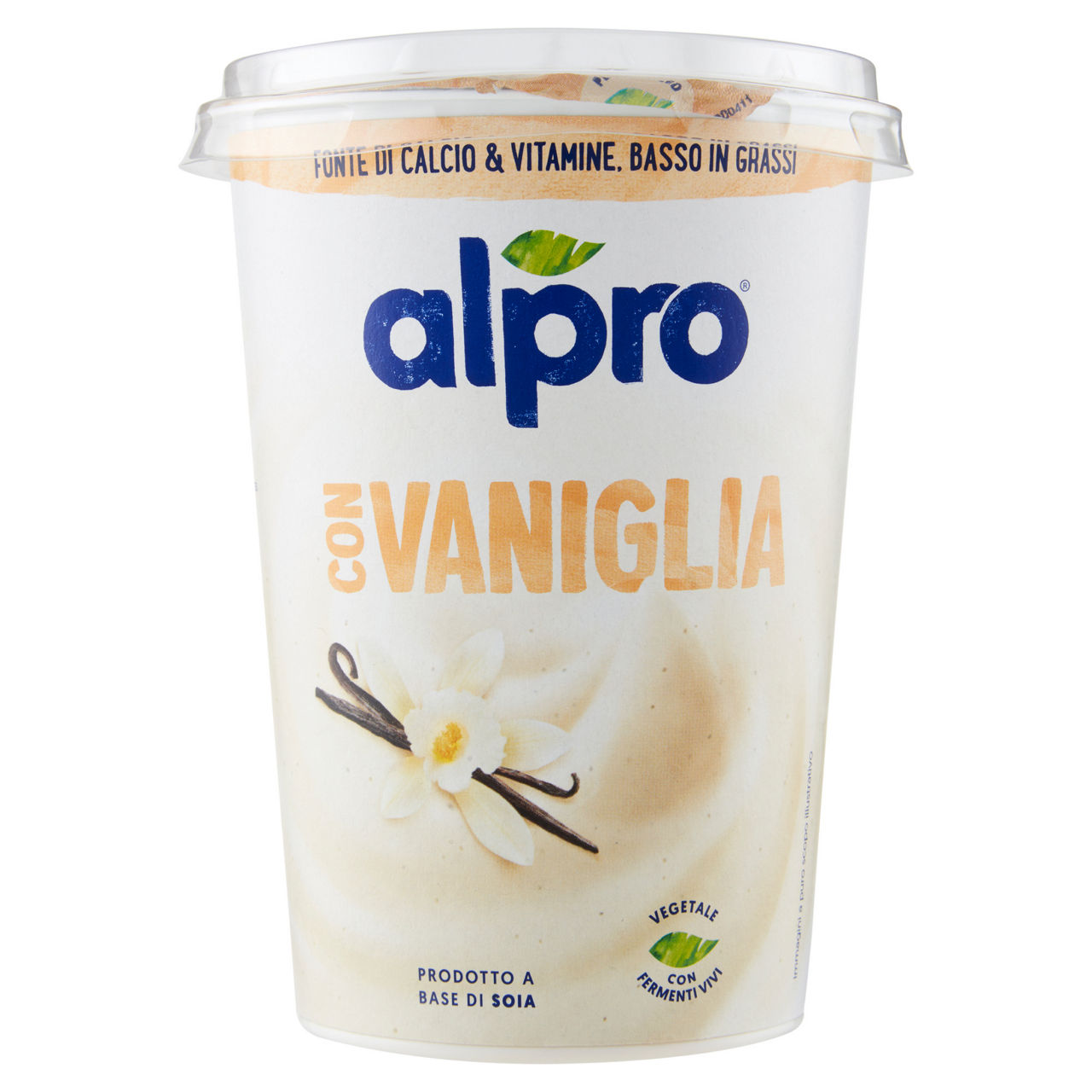 Yogurt vegetale alla vaniglia 500 gr - Immagine 01