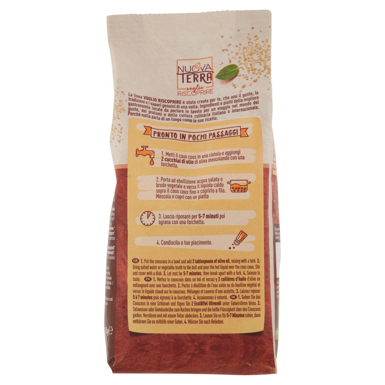 Cous cous ai quattro cereali bio 250 gr - Immagine 11