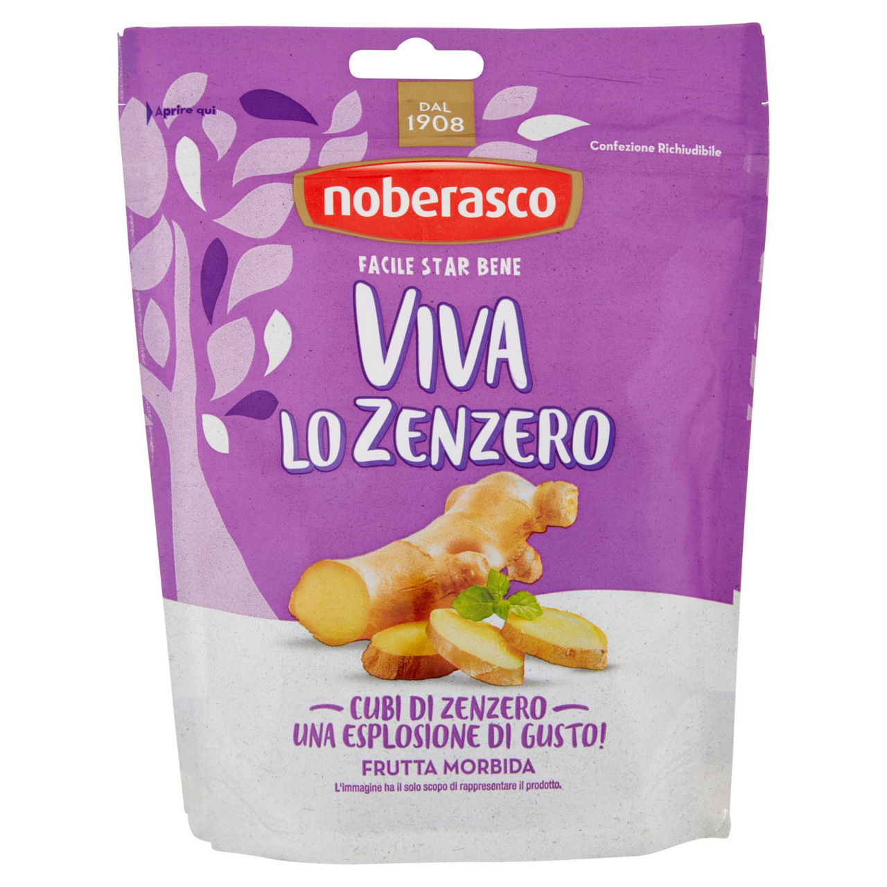 Zenzero disidratato zuccherato 200 gr - Immagine 01