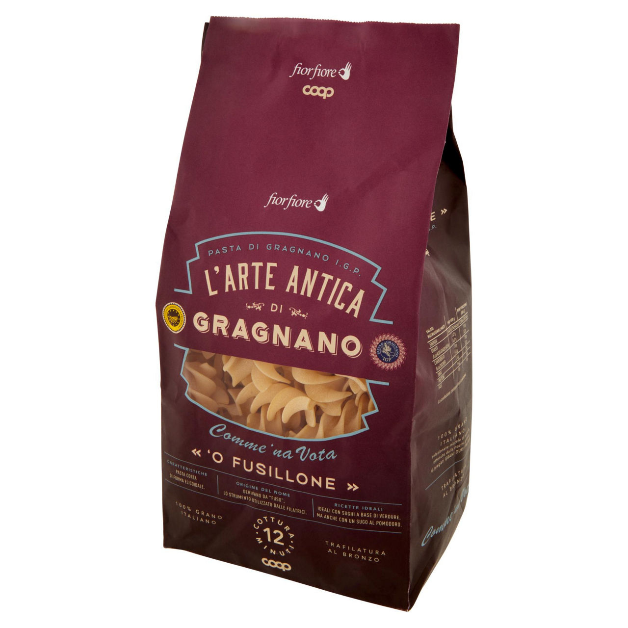 Fusilloni pasta di Gragnano IGP semola di grano duro 500 gr - Immagine 51