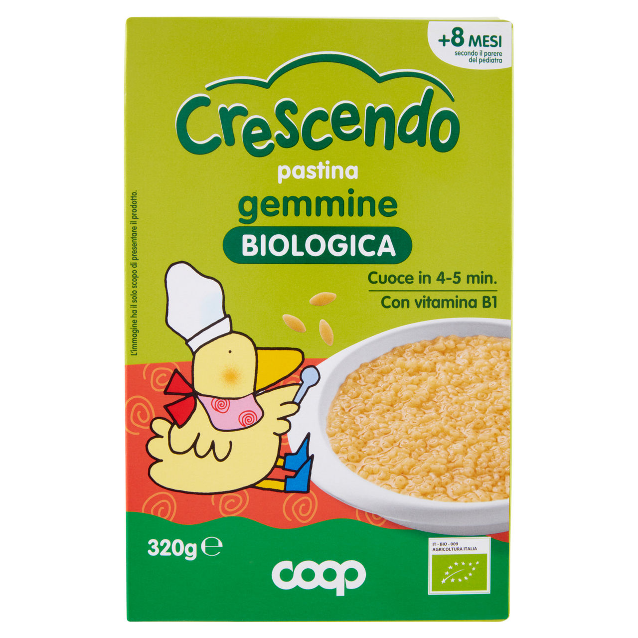Pastina gemmine bio 320 gr - Immagine 01